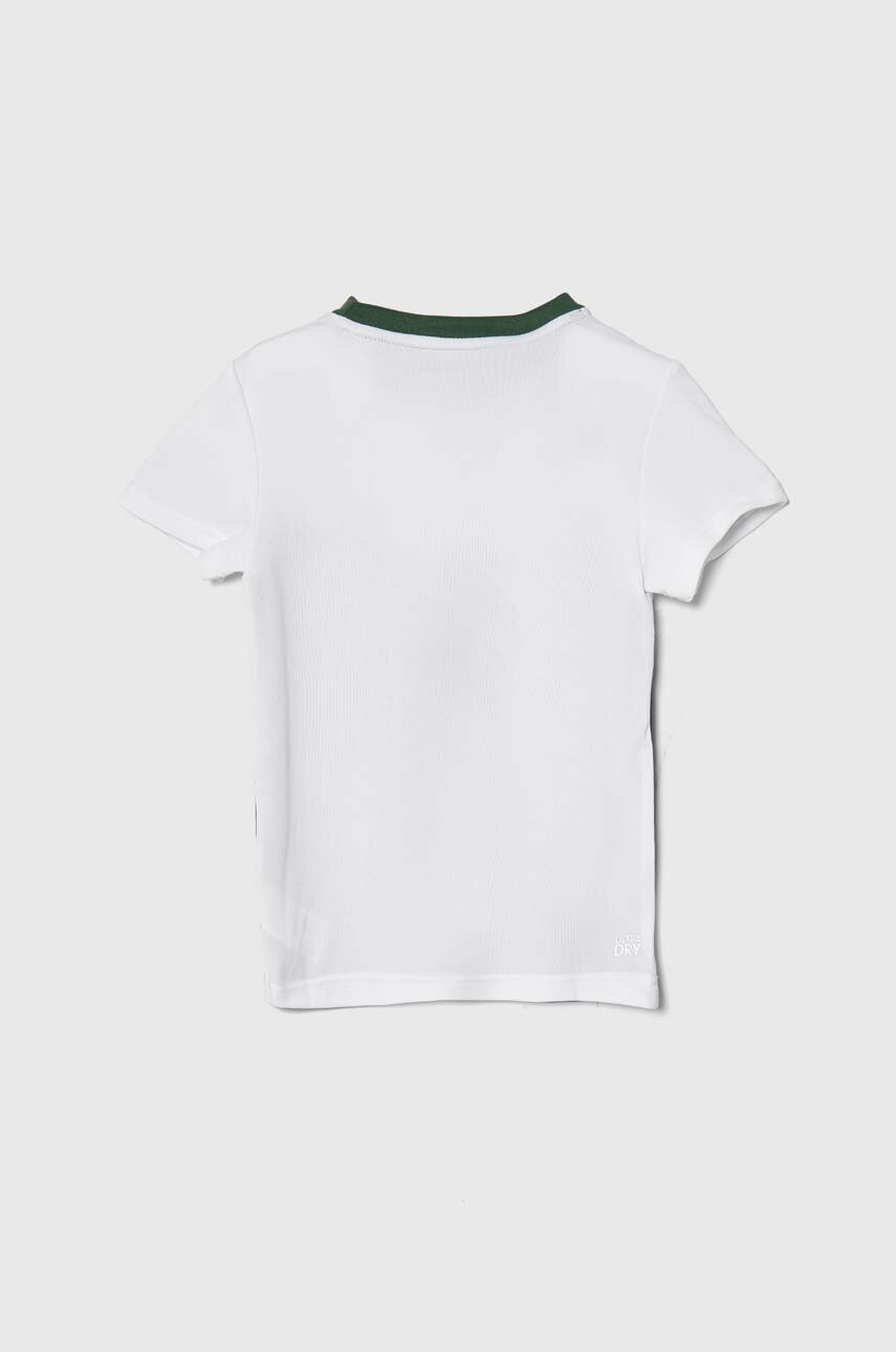 Детская футболка Lacoste цвет зелёный с принтом Детская футболка Lacoste цвет зелёный с принтом