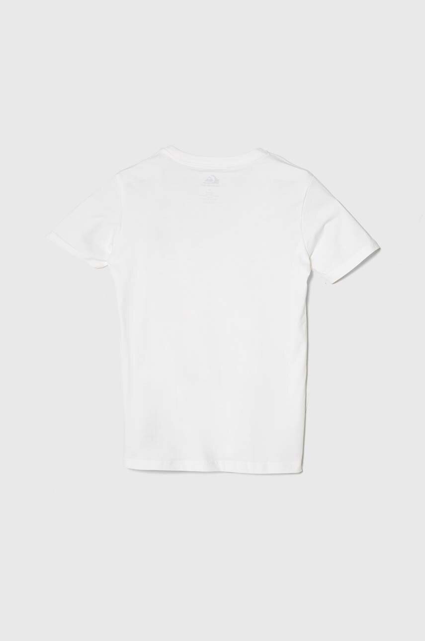 Детская хлопковая футболка Quiksilver TRADESMITHYTH цвет бежевый с принтом в Луцке Детская хлопковая футболка Quiksilver TRADESMITHYTH цвет бежевый с принтом в Луцке