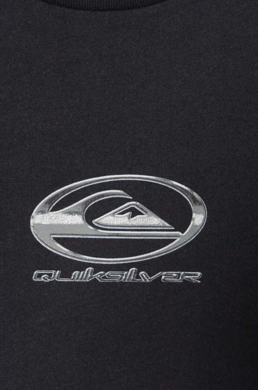 Quiksilver gyerek pamut póló CHROME LOGO fekete, nyomott mintás termék 2. képe