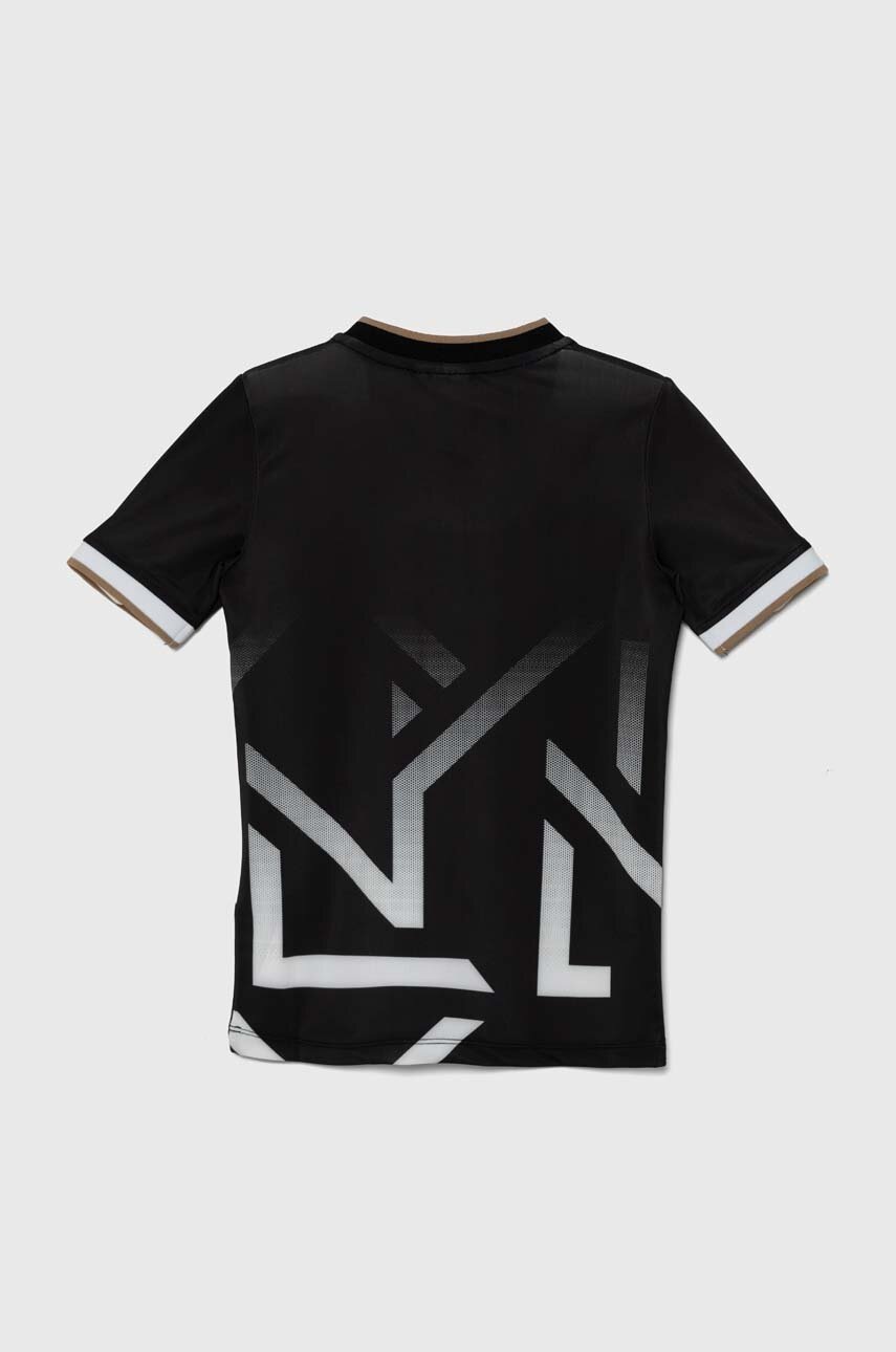 Детская футболка BOSS цвет чёрный с принтом J50651