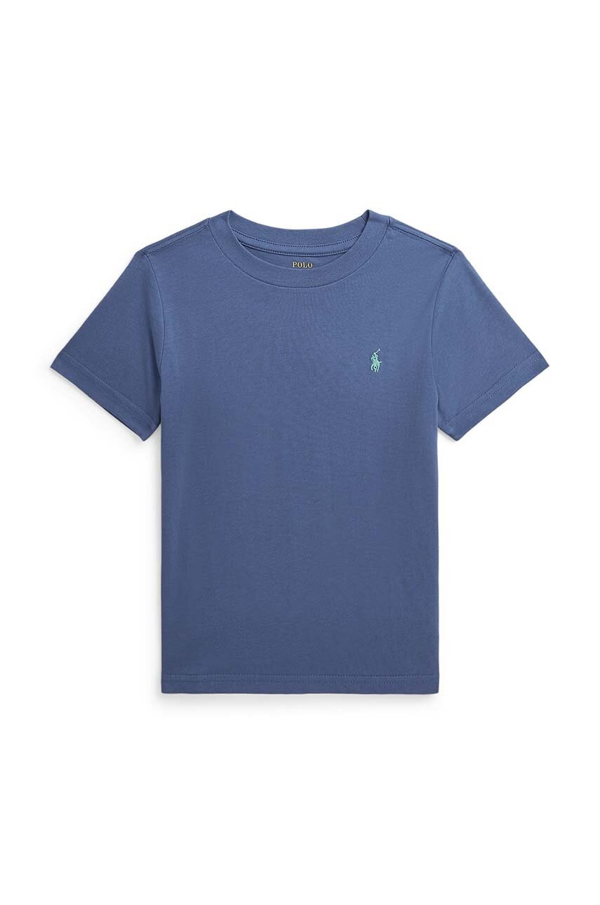 

Детска памучна тениска Polo Ralph Lauren в тъмносиньо с изчистен дизайн 322832904150, Тъмносин