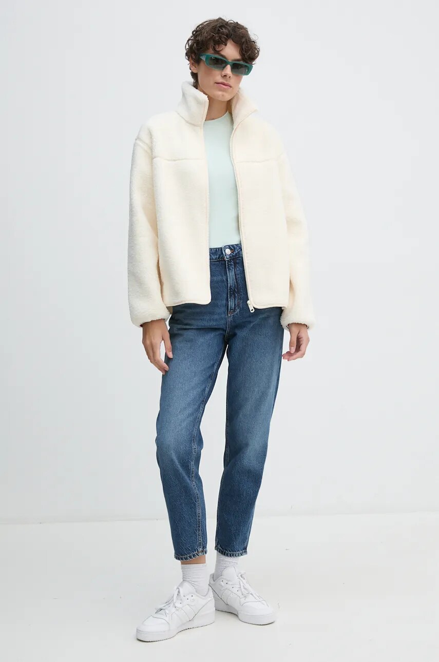Хлопковая футболка Tommy Hilfiger женская цвет белый WW0WW40587 Хлопковая футболка Tommy Hilfiger женская цвет белый WW0WW40587