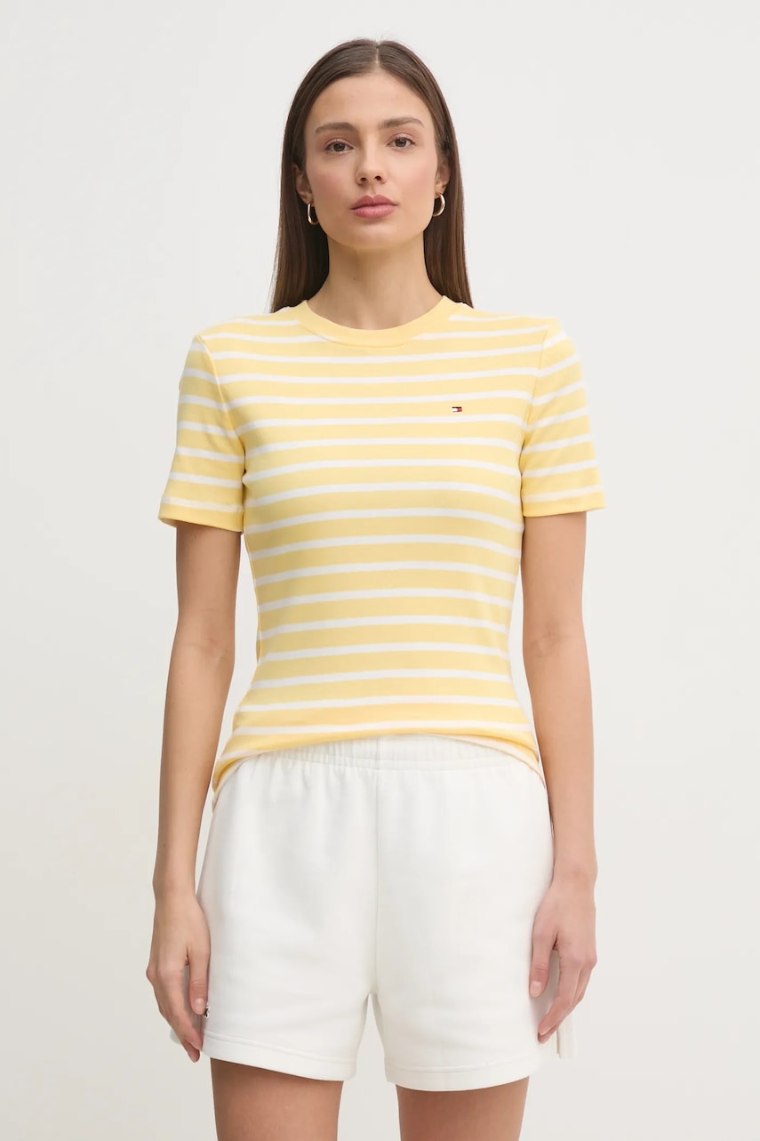 Βαμβακερό μπλουζάκι Tommy Hilfiger