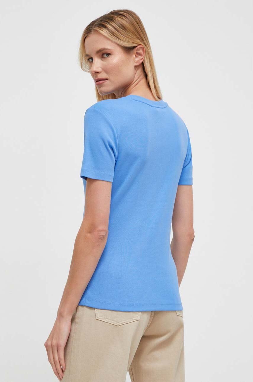 Βαμβακερό μπλουζάκι Tommy Hilfiger γυναικεία φωτογραφία