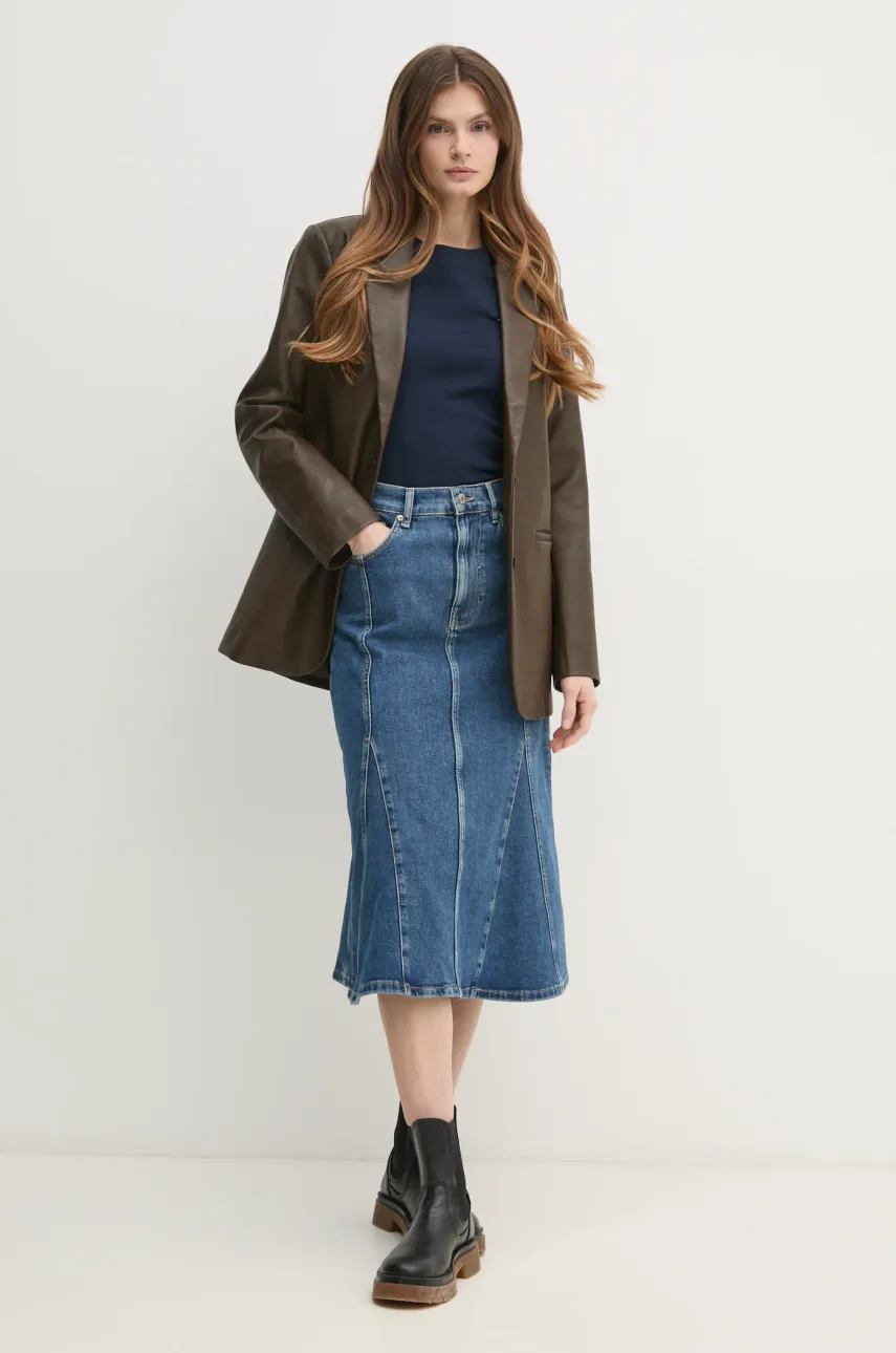 Хлопковая футболка Tommy Hilfiger женская цвет белый WW0WW40587 Хлопковая футболка Tommy Hilfiger женская цвет белый WW0WW40587