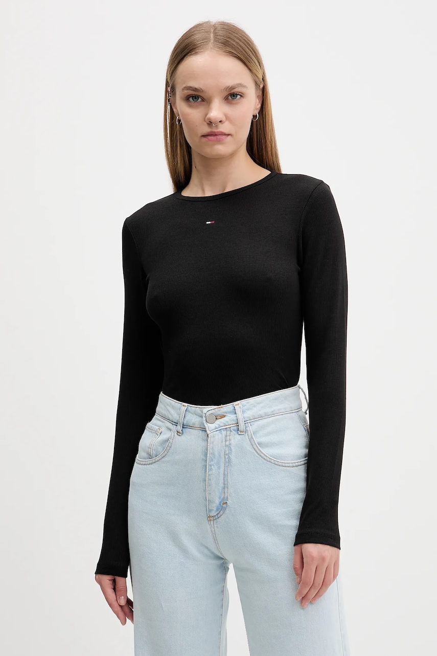 Лонгслив Tommy Jeans 2 шт цвет белый DW0DW17716 Лонгслив Tommy Jeans 2 шт цвет белый DW0DW17716