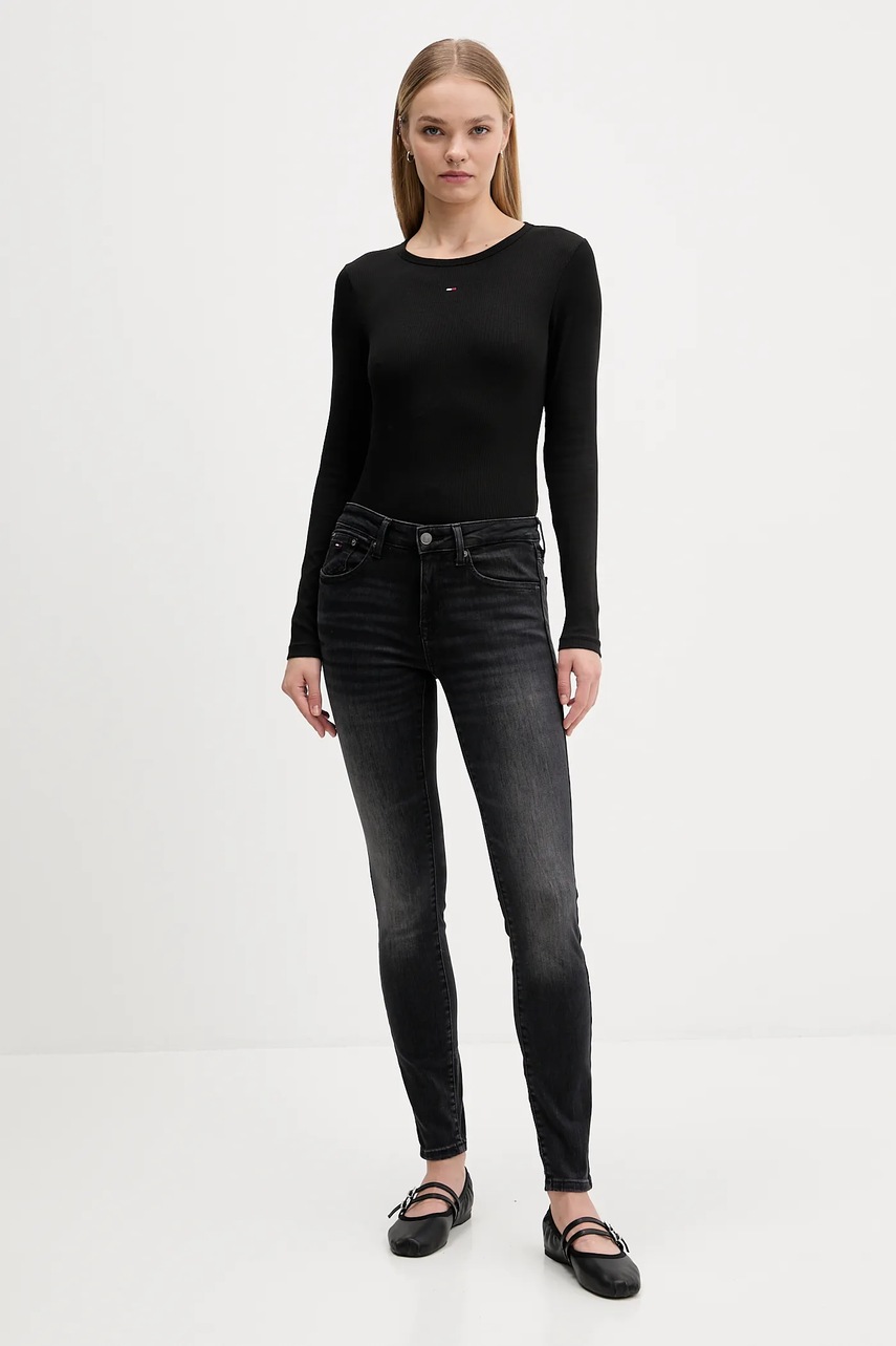 Лонгслив Tommy Jeans 2 шт цвет белый DW0DW17716