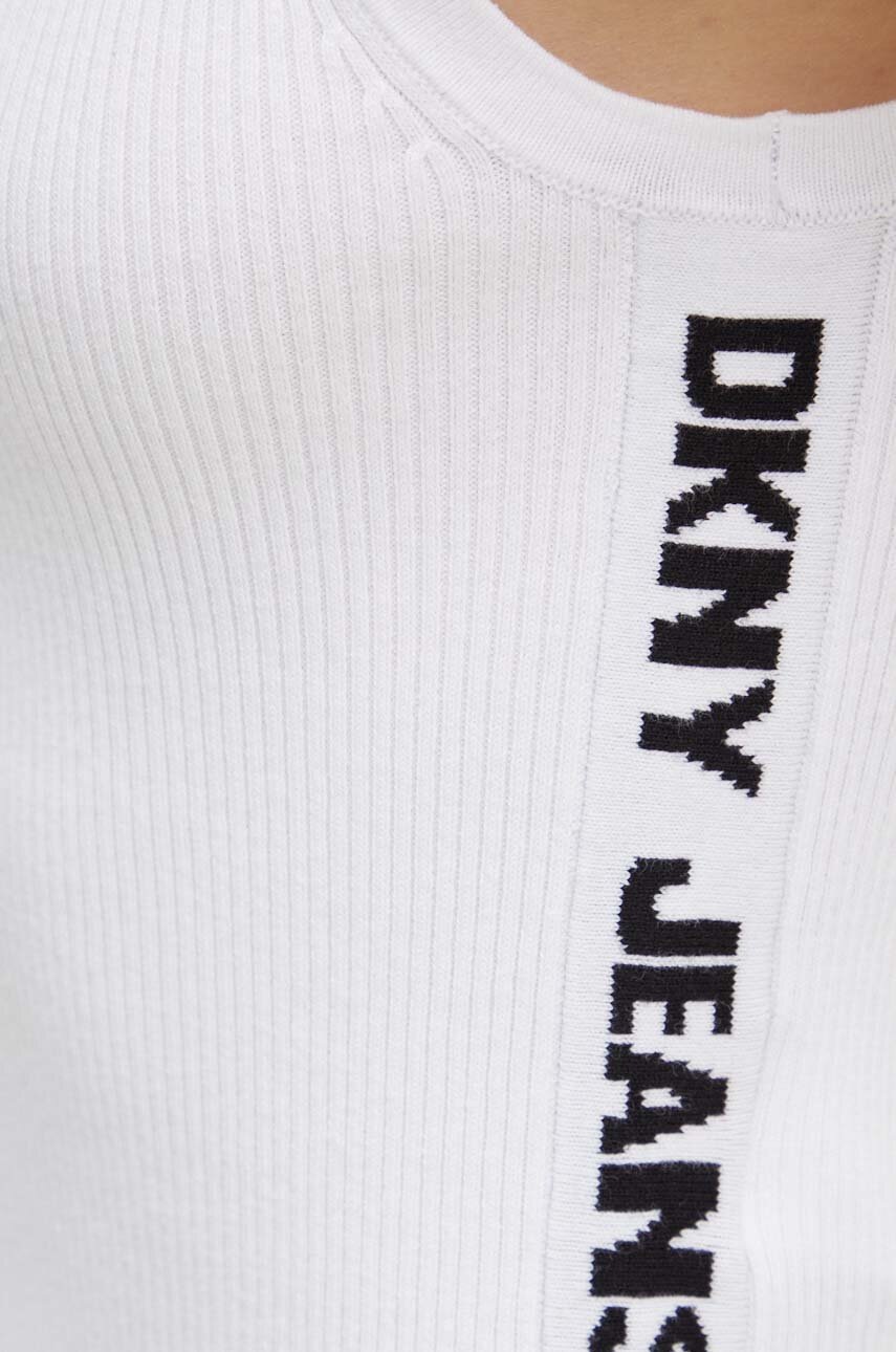 Top DKNY χρώμα: άσπρο, DJ4R0115 φωτογραφία