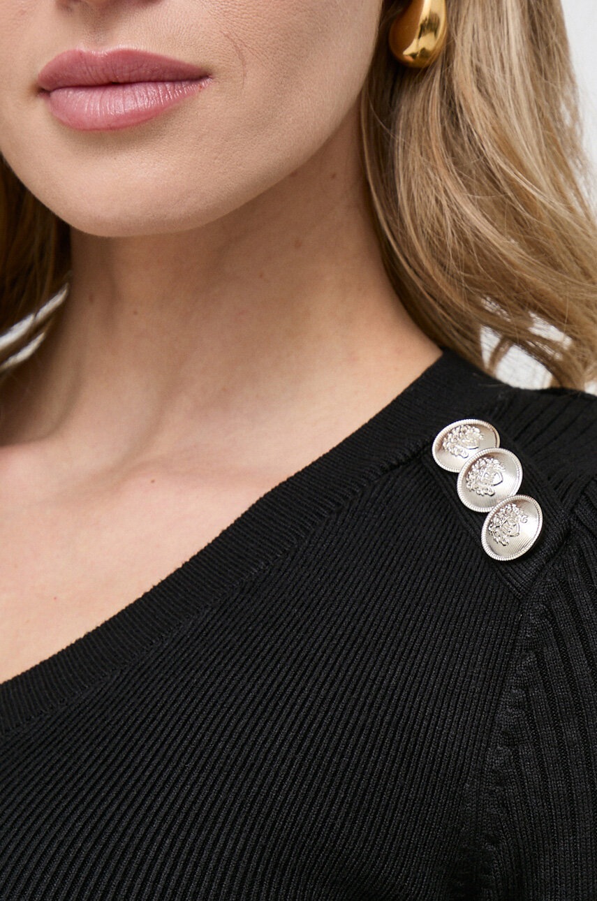 Μπλουζάκι Marciano by Guess χρώμα: μαύρο φωτογραφία