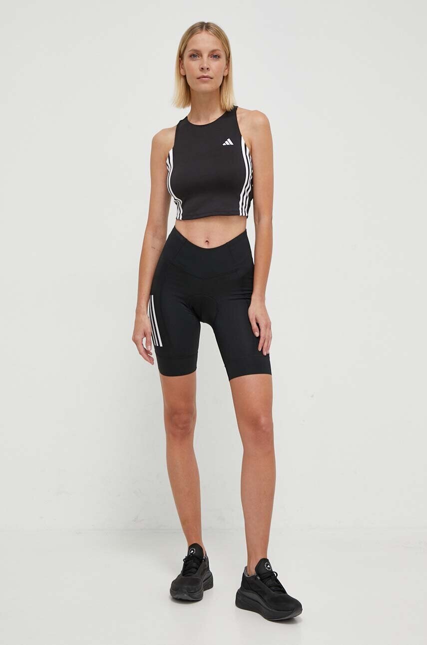 Τοπ για τρέξιμο adidas Performance Own the Run Own the Run χρώμα: μαύρο IK5019 φωτογραφία