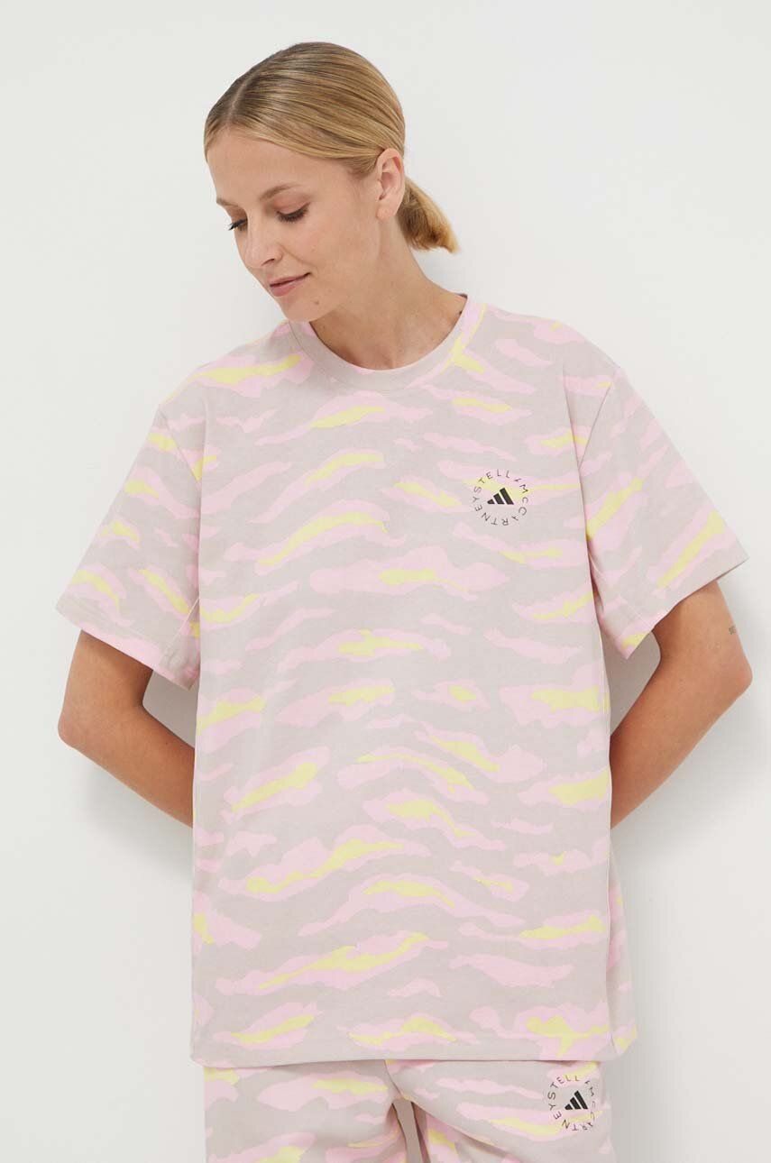 adidas by Stella McCartney tricou femei, culoarea roz IN3631