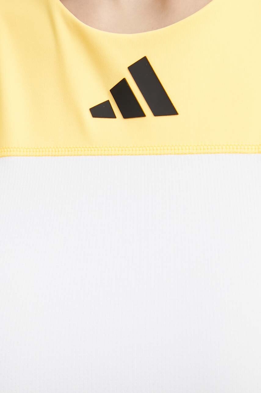 Τοπ προπόνησης adidas Performance χρώμα: άσπρο, IN6494 φωτογραφία