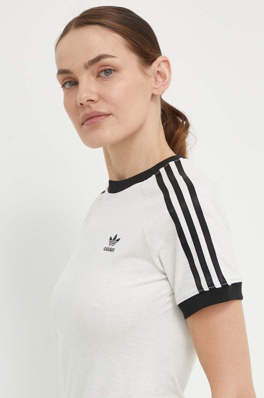 adidas Originals t-shirt női, szürke, IR8104