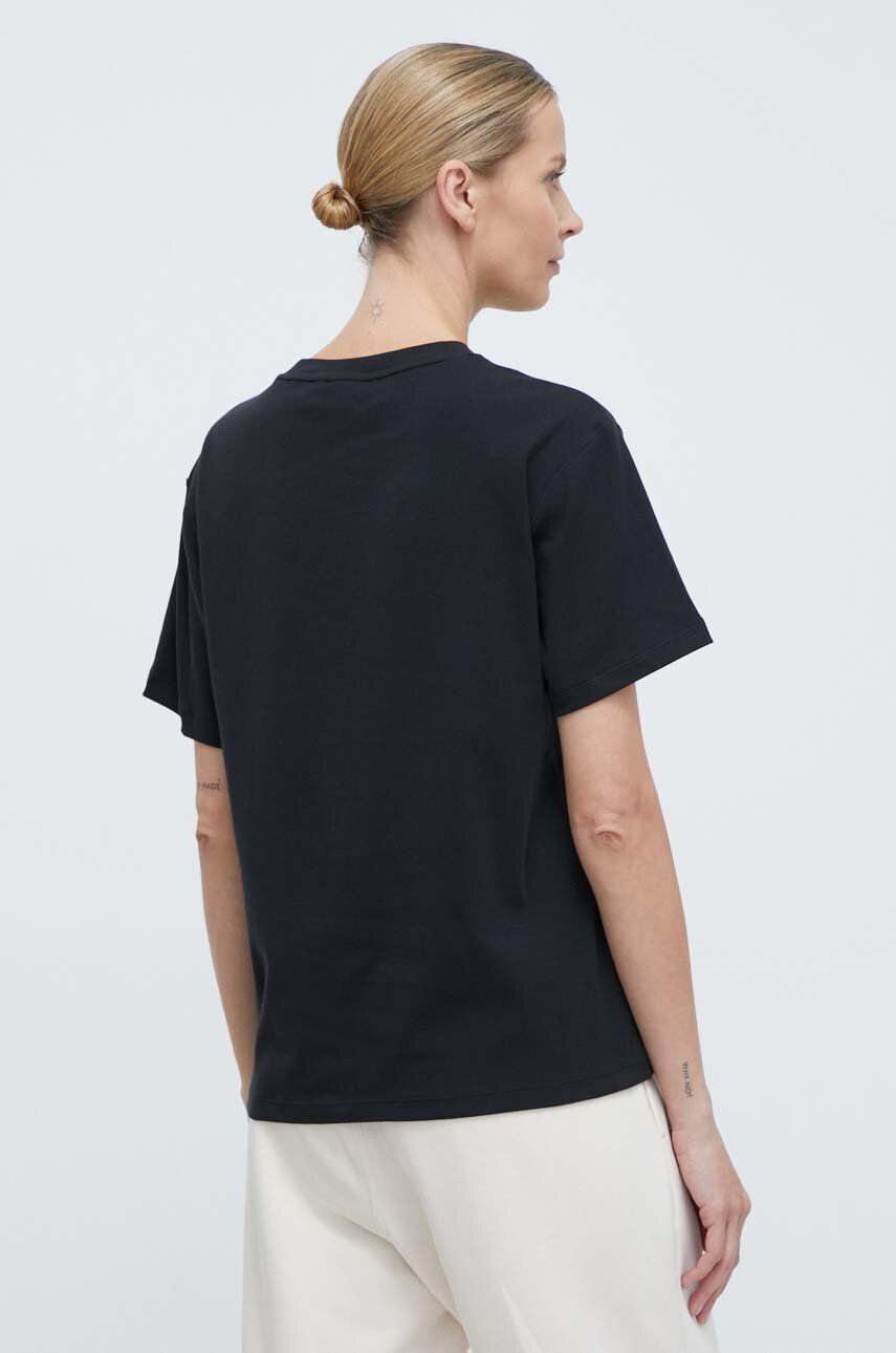 Adidas Originals Tricou Trefoil Tee Femei, Culoarea Negru, IR9533