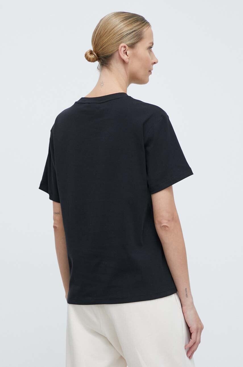 adidas Originals t-shirt Trefoil Tee női, fekete, IR9533 termék 2. képe