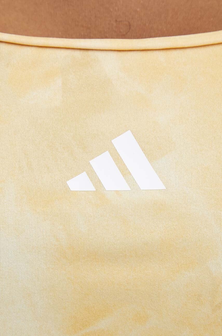 Топ для тренувань adidas Performance Training Essentials колір жовтий IS2183 