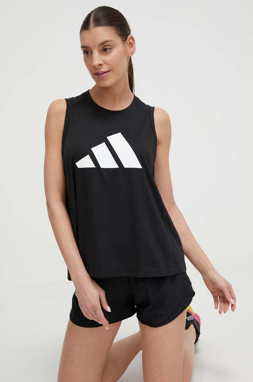 adidas Performance top de antrenament Training Essentials culoarea negru