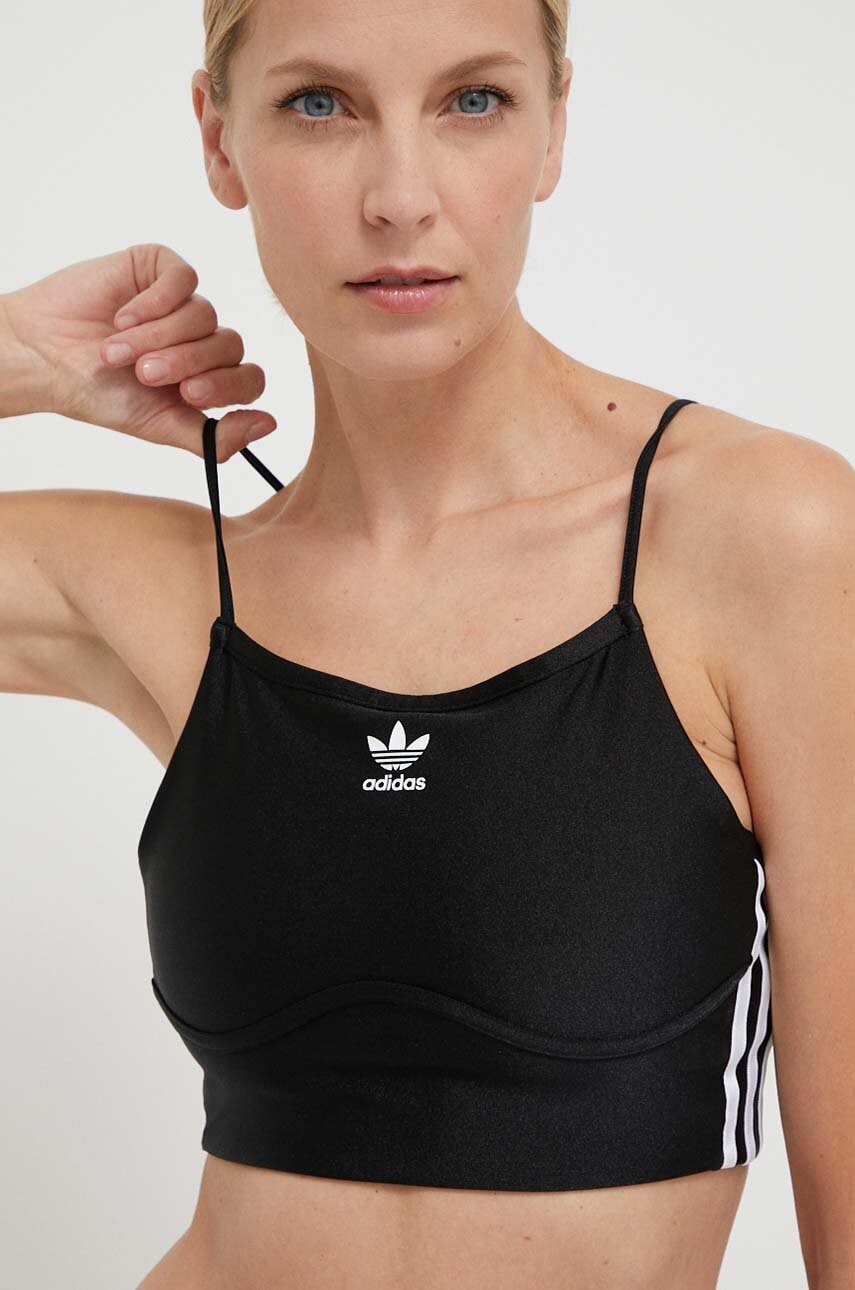 adidas Originals top femei, culoarea negru IU2415 adidas Originals top femei, culoarea negru IU2415