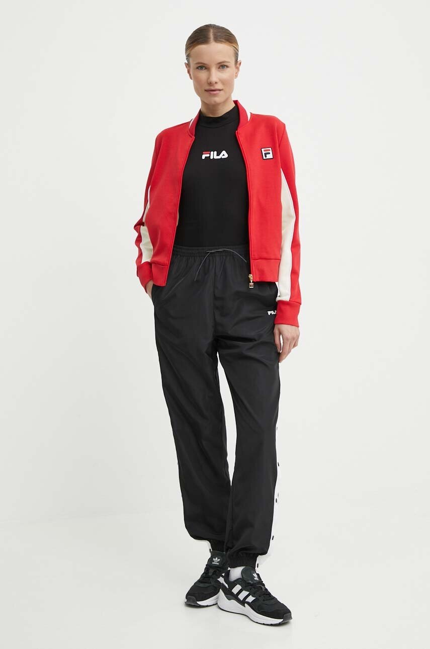 Κορμάκι Fila Limeira χρώμα: μαύρο, FAW0754 φωτογραφία