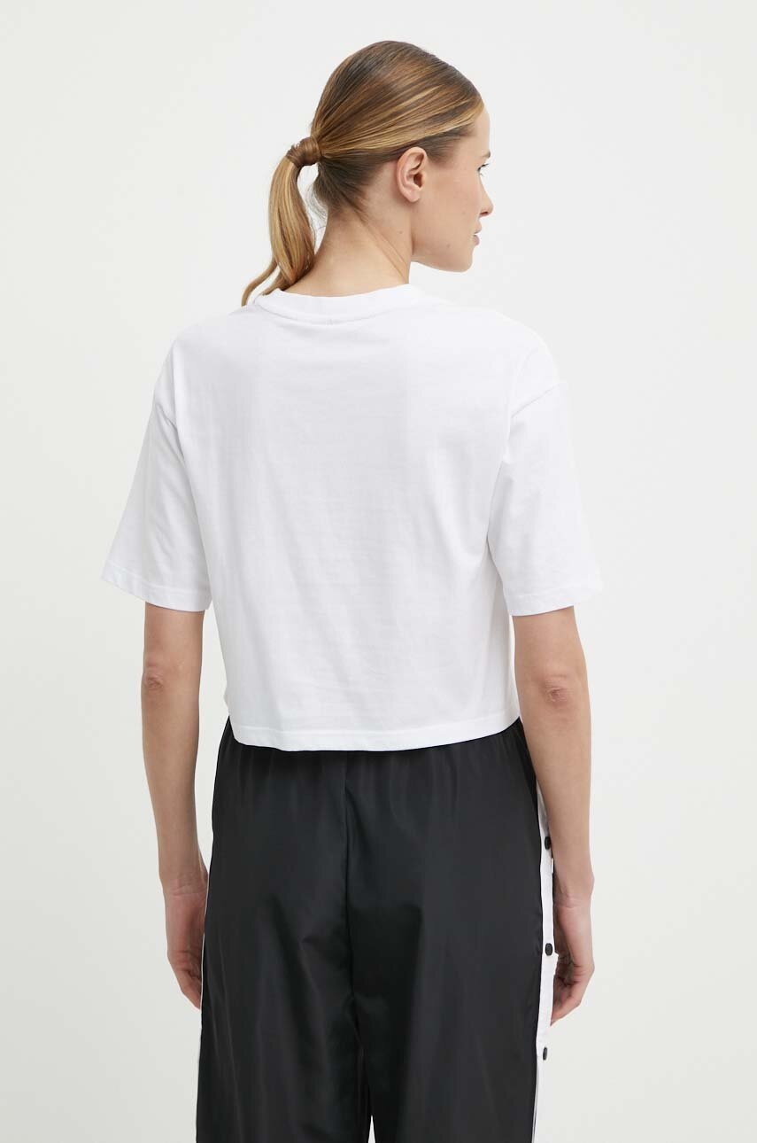 Βαμβακερό μπλουζάκι Fila Lucena γυναικείο, χρώμα: άσπρο, FAW0757 φωτογραφία