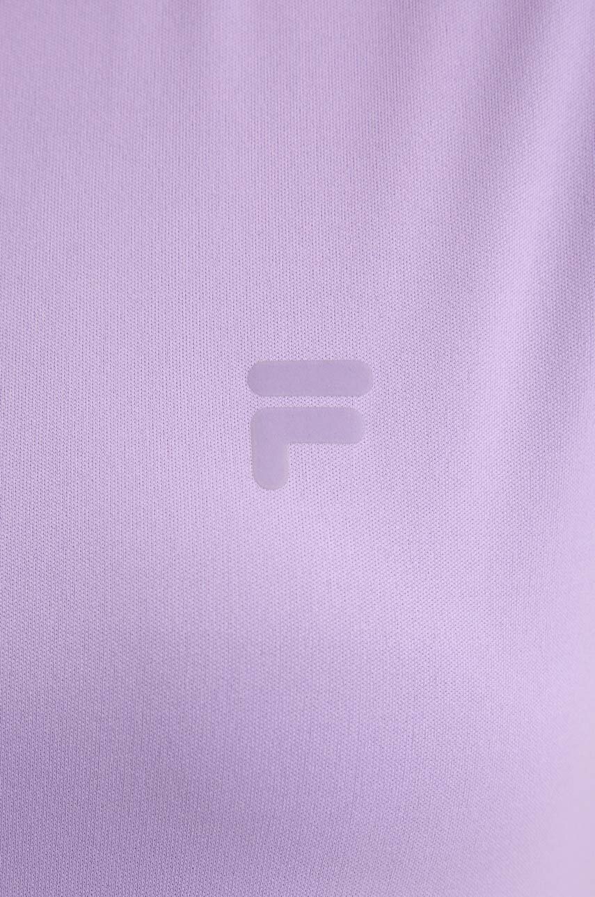 Μπλουζάκι για τρέξιμο Fila Ramatuelle χρώμα: μοβ, FAW0709 φωτογραφία