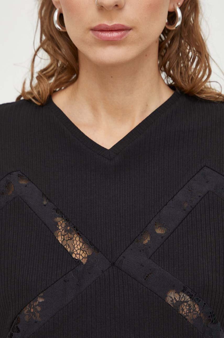 Μπλουζάκι Remain χρώμα: μαύρο φωτογραφία