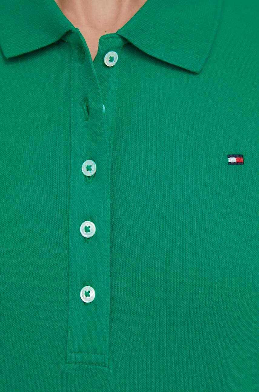 Μπλουζάκι Tommy Hilfiger χρώμα: πράσινο φωτογραφία