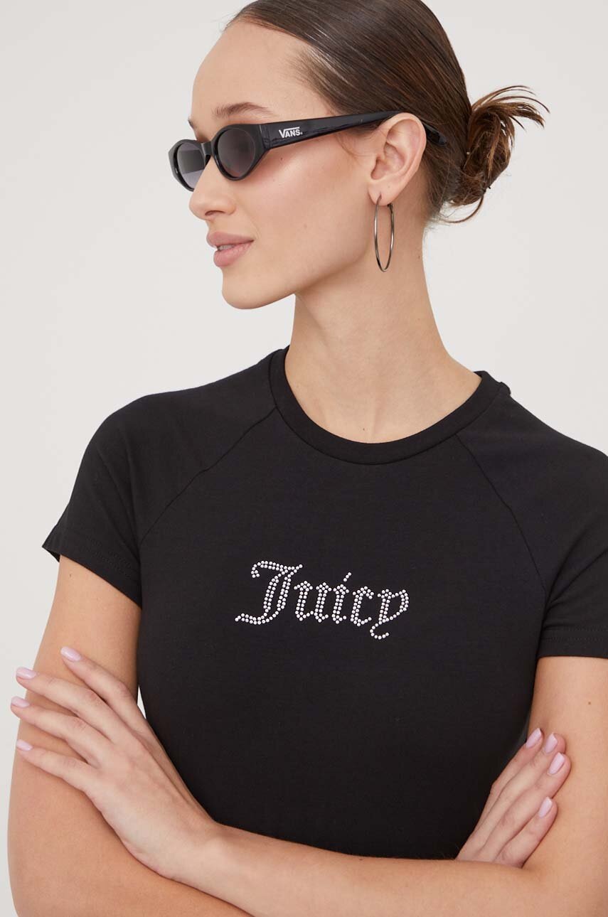 

Футболка Juicy Couture женский цвет чёрный