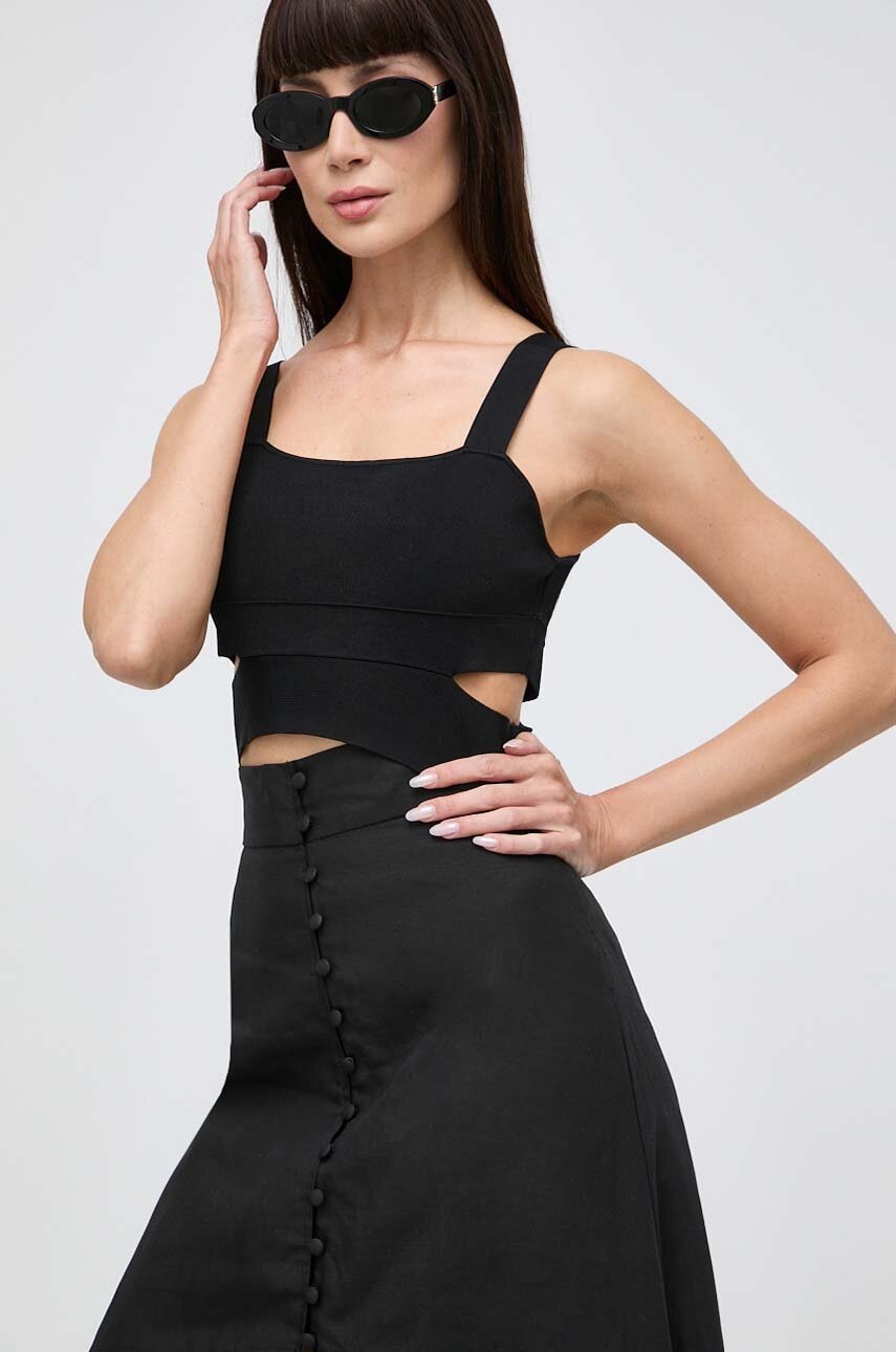

Топ Twinset дамски в черно, Черен