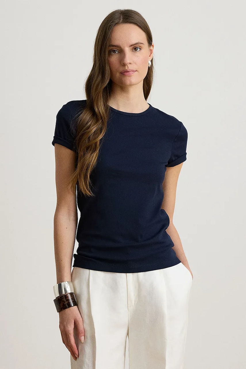 Lauren Ralph Lauren  tričko dámske bavlnené