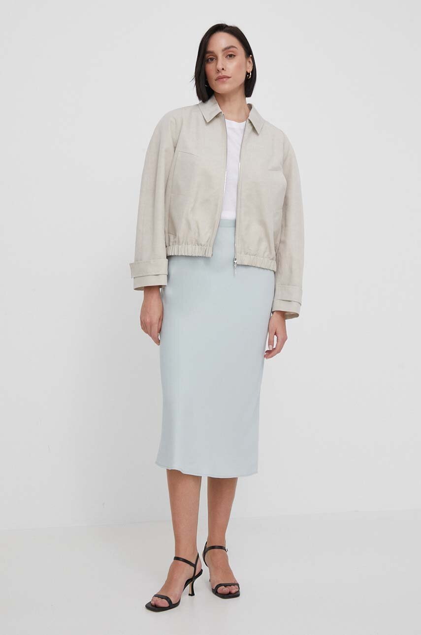 Βαμβακερό μπλουζάκι Pepe Jeans KAYLA γυναικεία, χρώμα: άσπρο PL505823 φωτογραφία