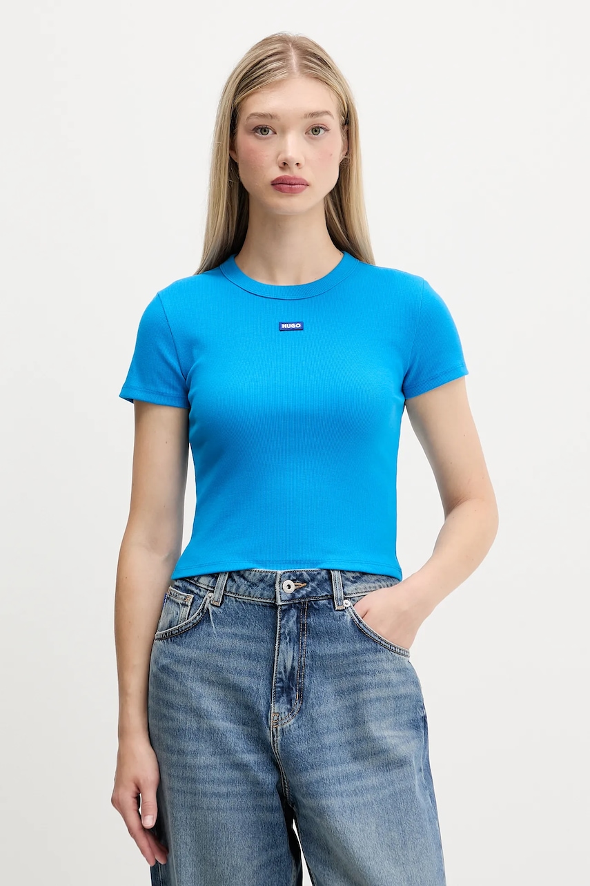 Hugo Blue tricou culoarea verde, 50510749