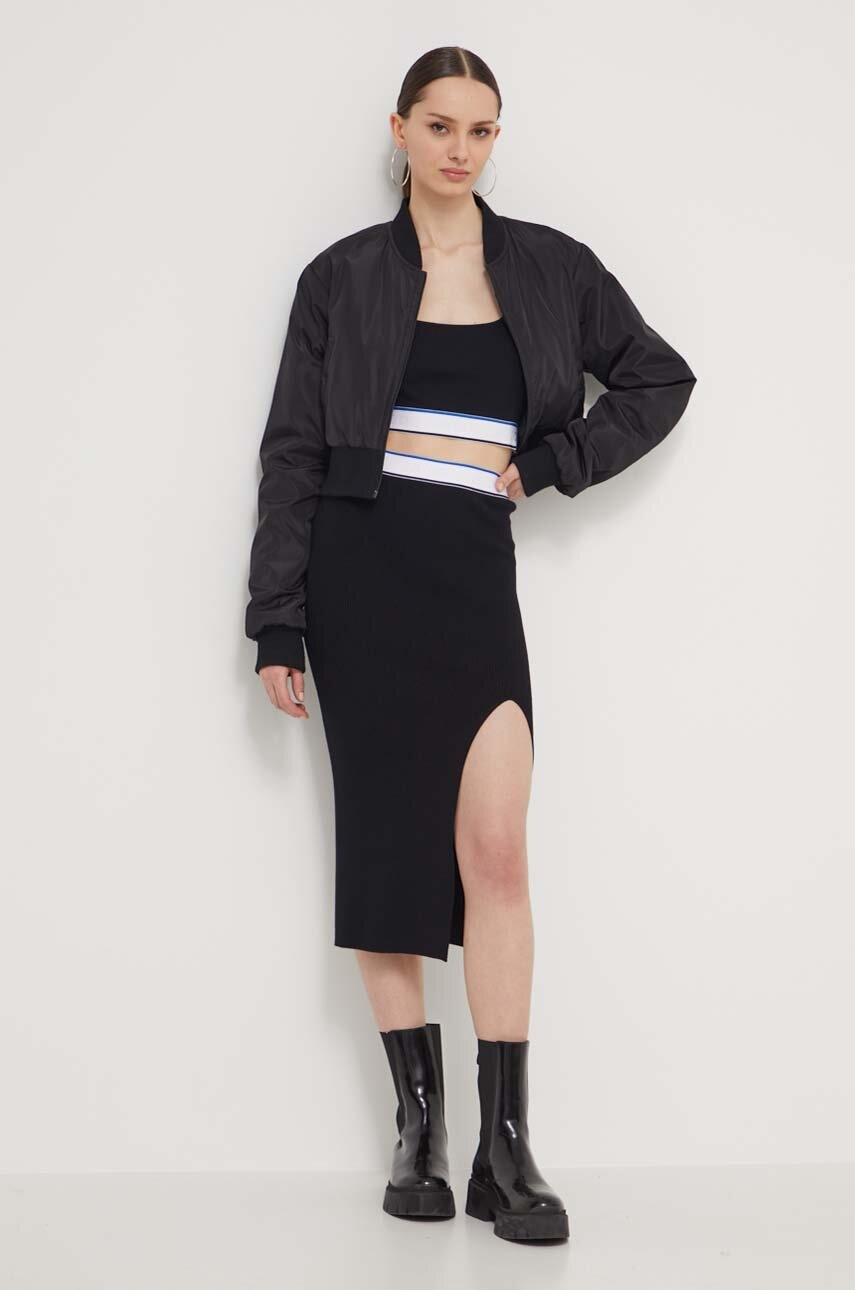 Top Hugo Blue χρώμα: μαύρο φωτογραφία