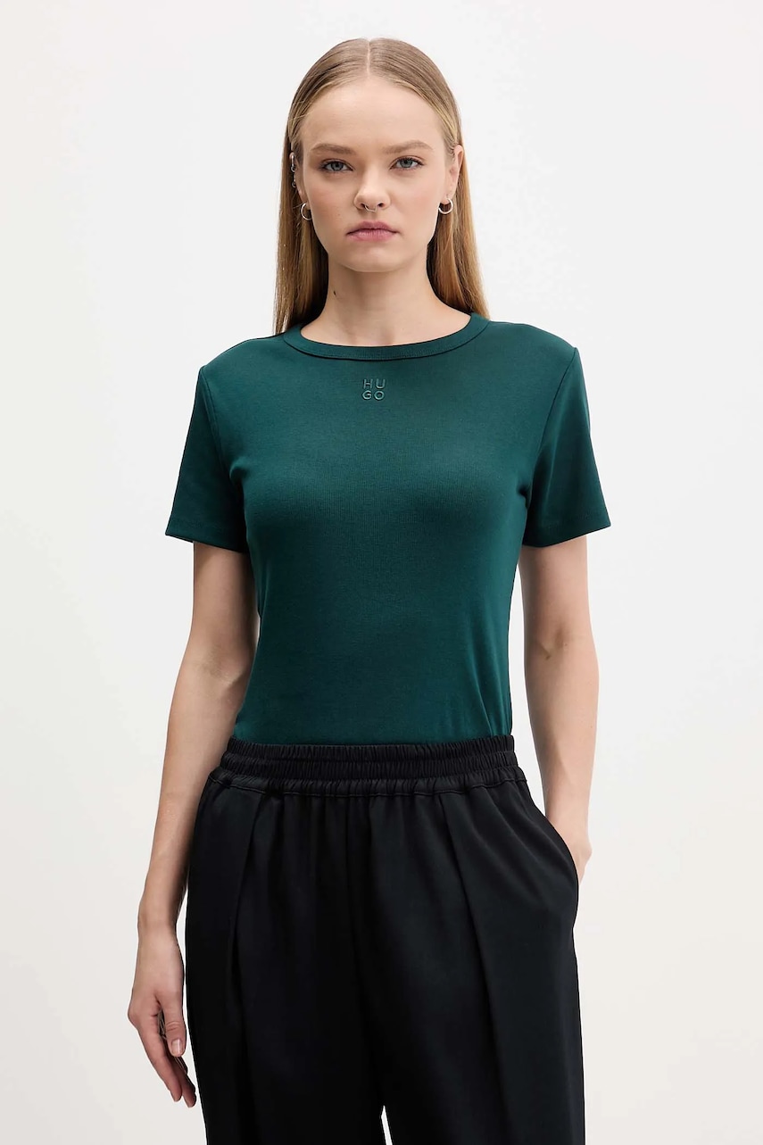 HUGO tricou culoarea bleumarin, 50512002