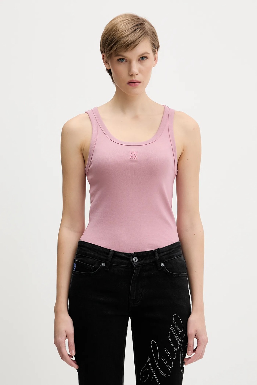 HUGO top culoarea negru, 50514489