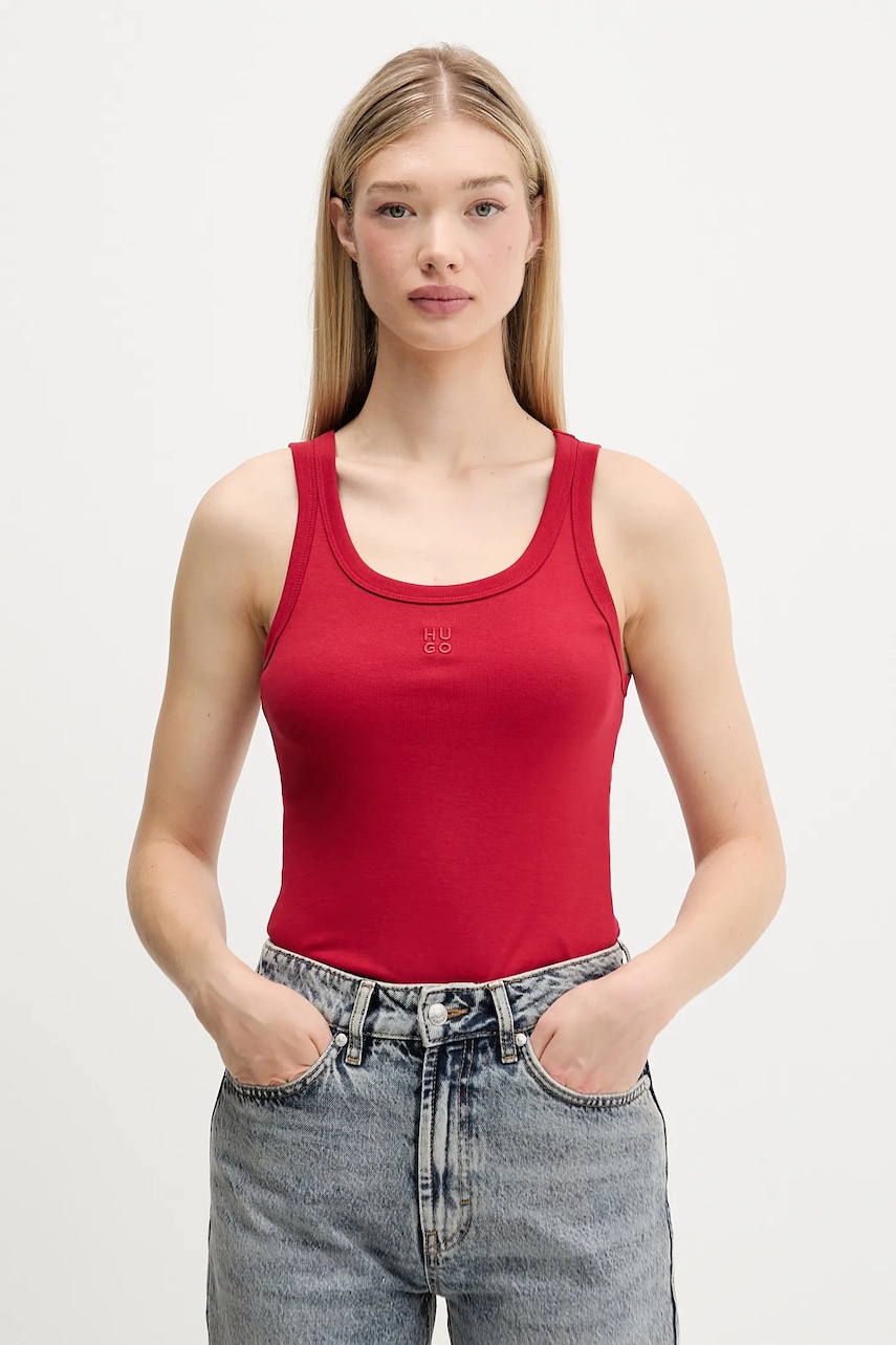 HUGO top culoarea negru, 50514489 - 0 | YEO