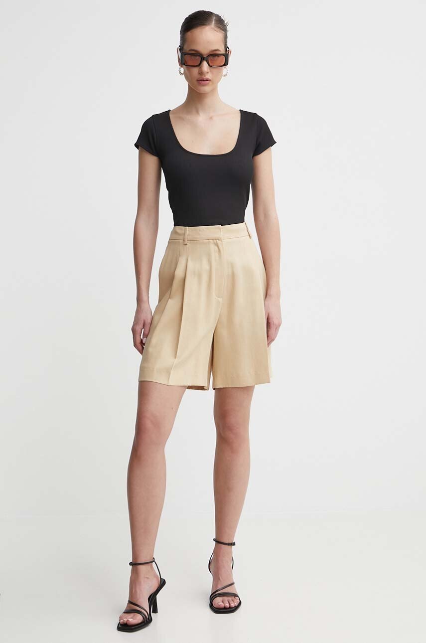 Μπλουζάκι HUGO χρώμα: μαύρο, 50517209 φωτογραφία