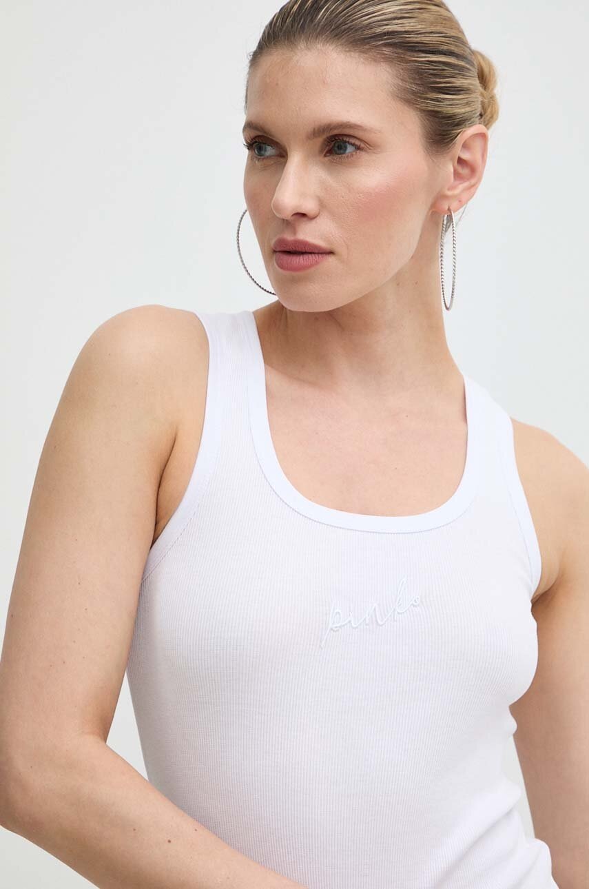 Top Pinko Answear Exclusive χρώμα: άσπρο, 100807 A22R φωτογραφία