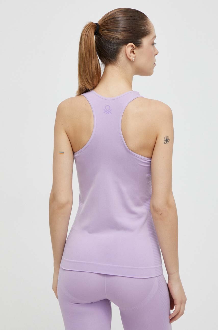 Top United Colors of Benetton χρώμα: μοβ φωτογραφία