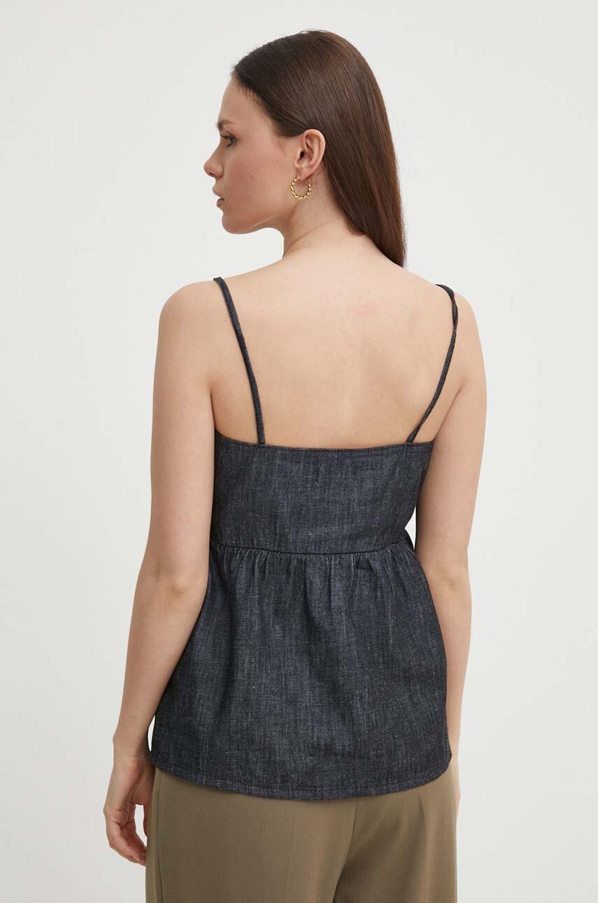 Top United Colors of Benetton χρώμα: μαύρο φωτογραφία