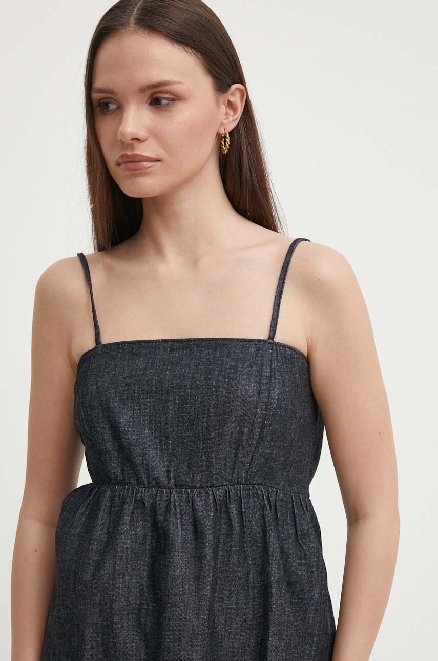 Top United Colors of Benetton χρώμα: μαύρο φωτογραφία