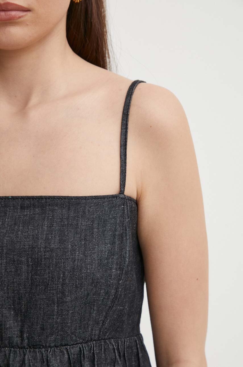 Top United Colors of Benetton χρώμα: μαύρο φωτογραφία