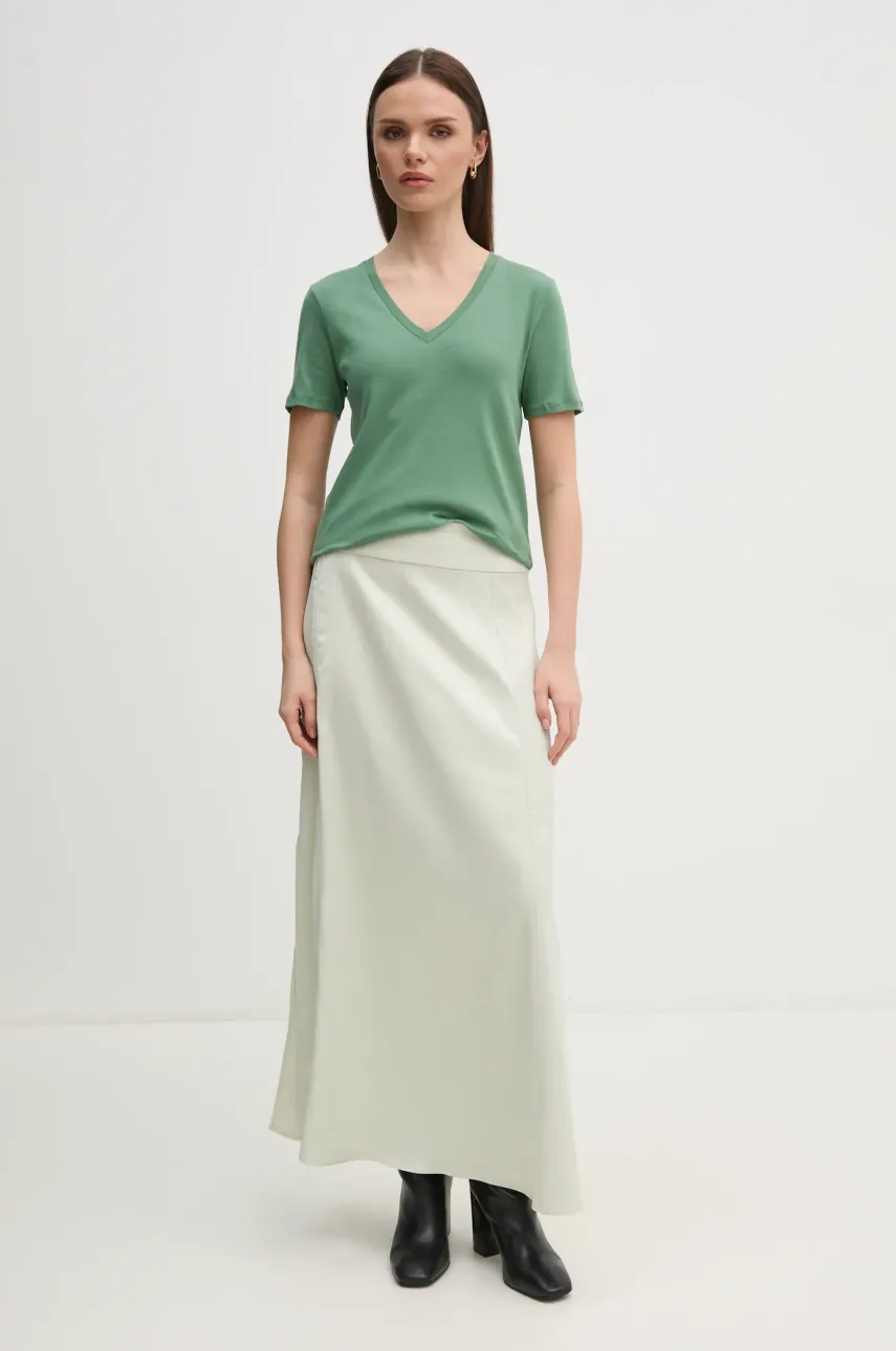 Хлопковая футболка United Colors of Benetton женская цвет розовый 3GA2E4230 Хлопковая футболка United Colors of Benetton женская цвет розовый 3GA2E4230