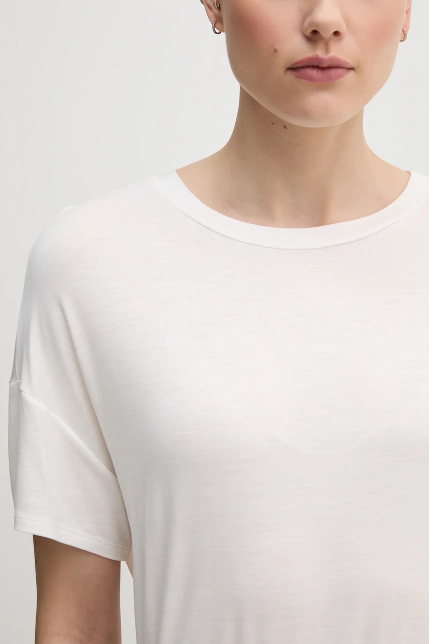 Μπλουζάκι United Colors of Benetton χρώμα: άσπρο φωτογραφία