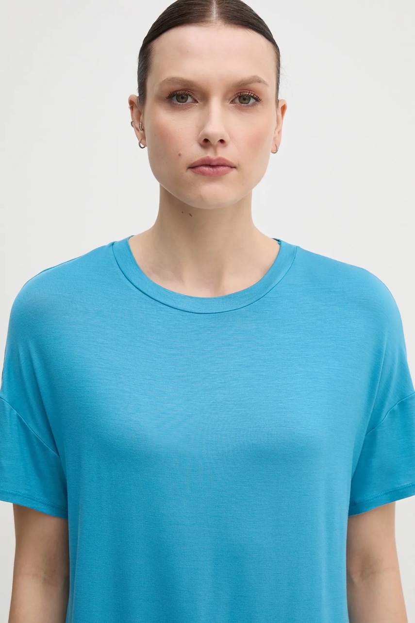 Μπλουζάκι United Colors of Benetton χρώμα: μπλε φωτογραφία