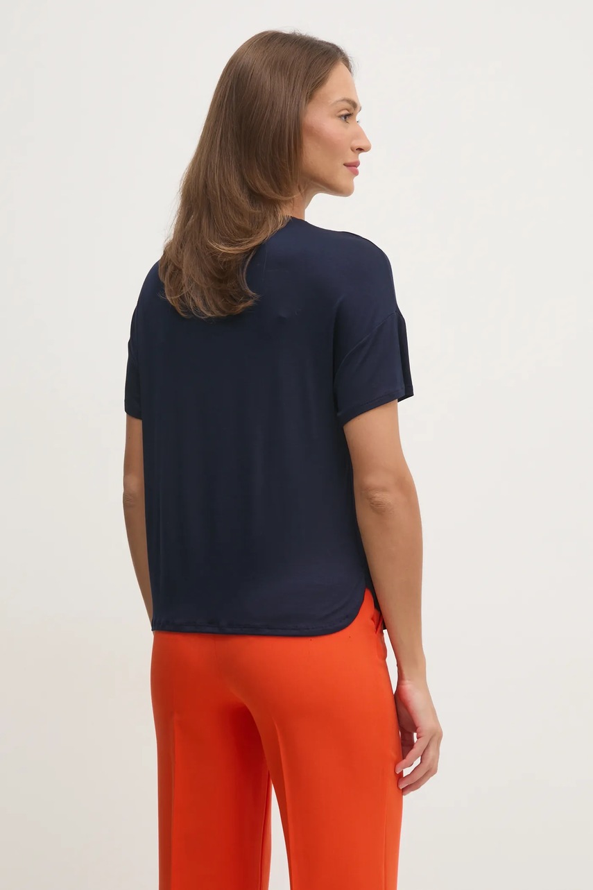 Μπλουζάκι United Colors of Benetton χρώμα: ναυτικό μπλε, 3Z12D101X φωτογραφία