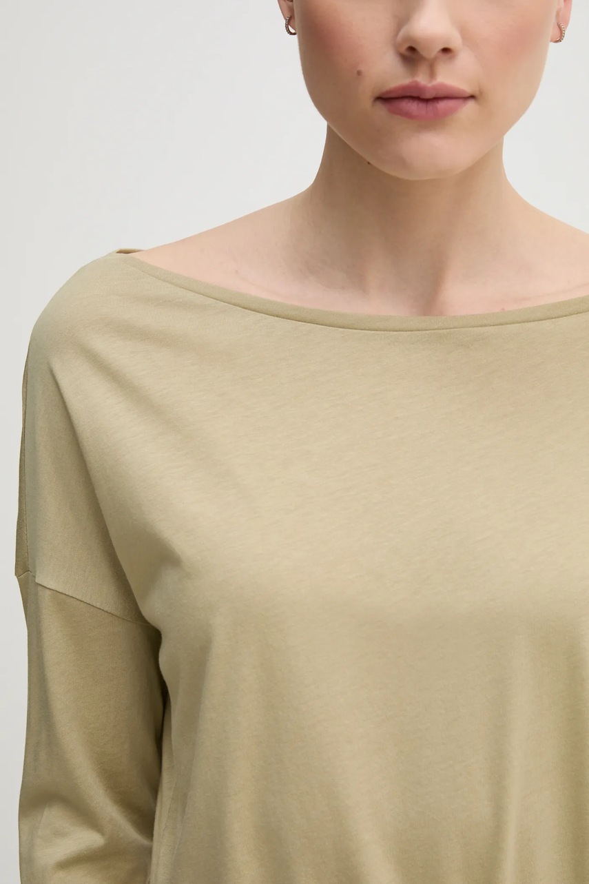 Μακρυμάνικο Sisley χρώμα: μπλε, 3QU4L12EE φωτογραφία