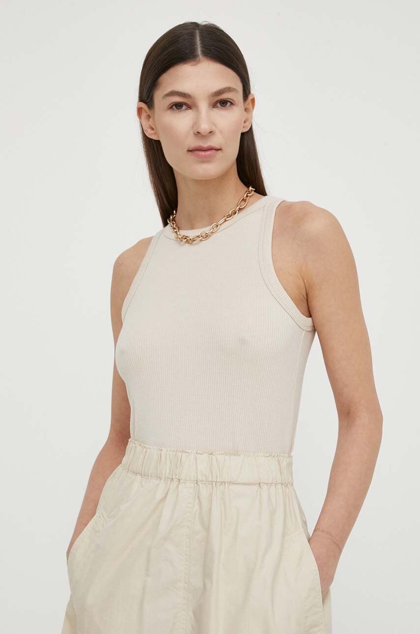 Levi\'s top femei, culoarea bej - 0 | YEO