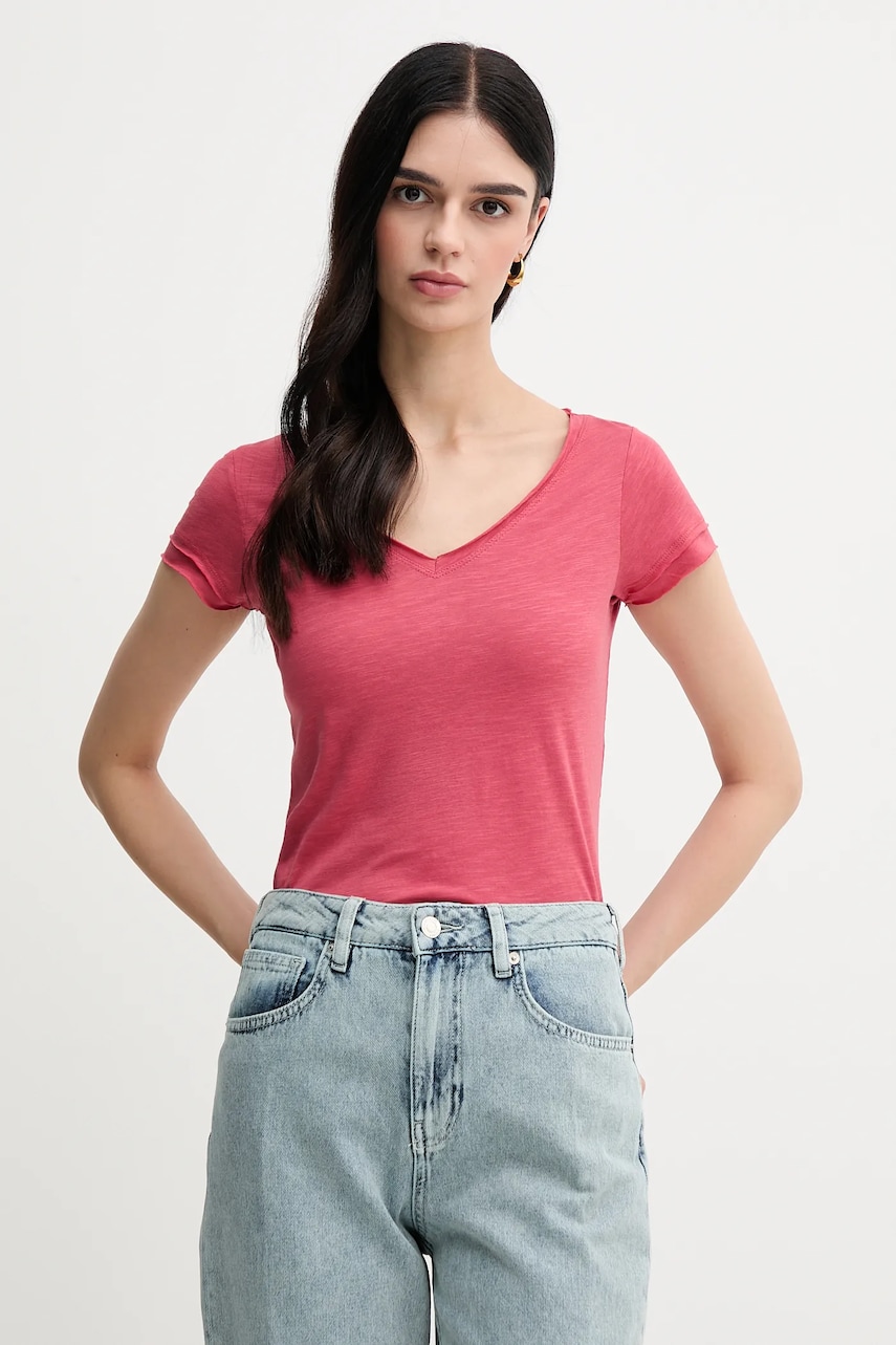 Sisley tricou culoarea roz