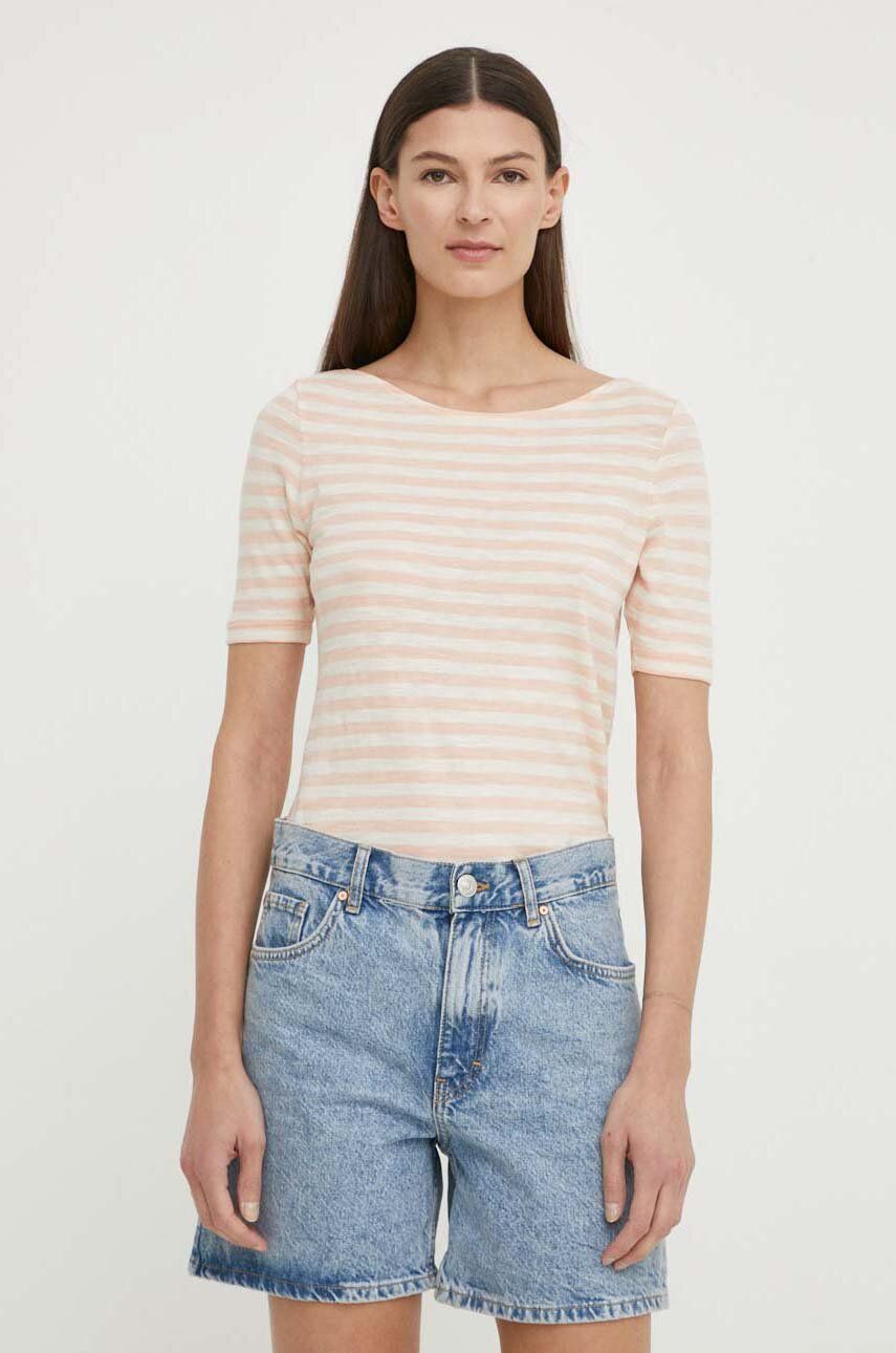 Marc O’Polo tricou din bumbac femei, culoarea roz - Sh